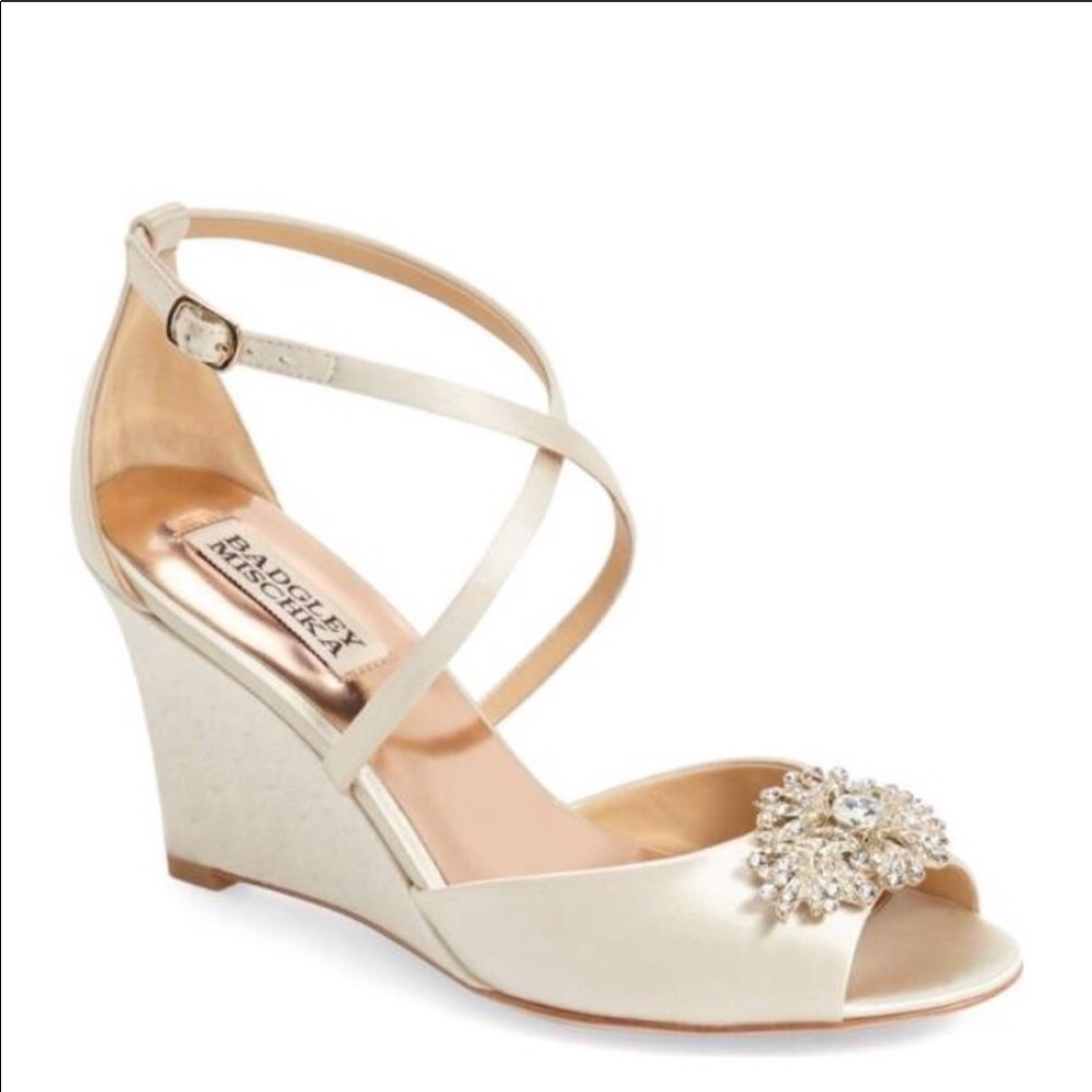 Badgley Mischka Bridal Wedges